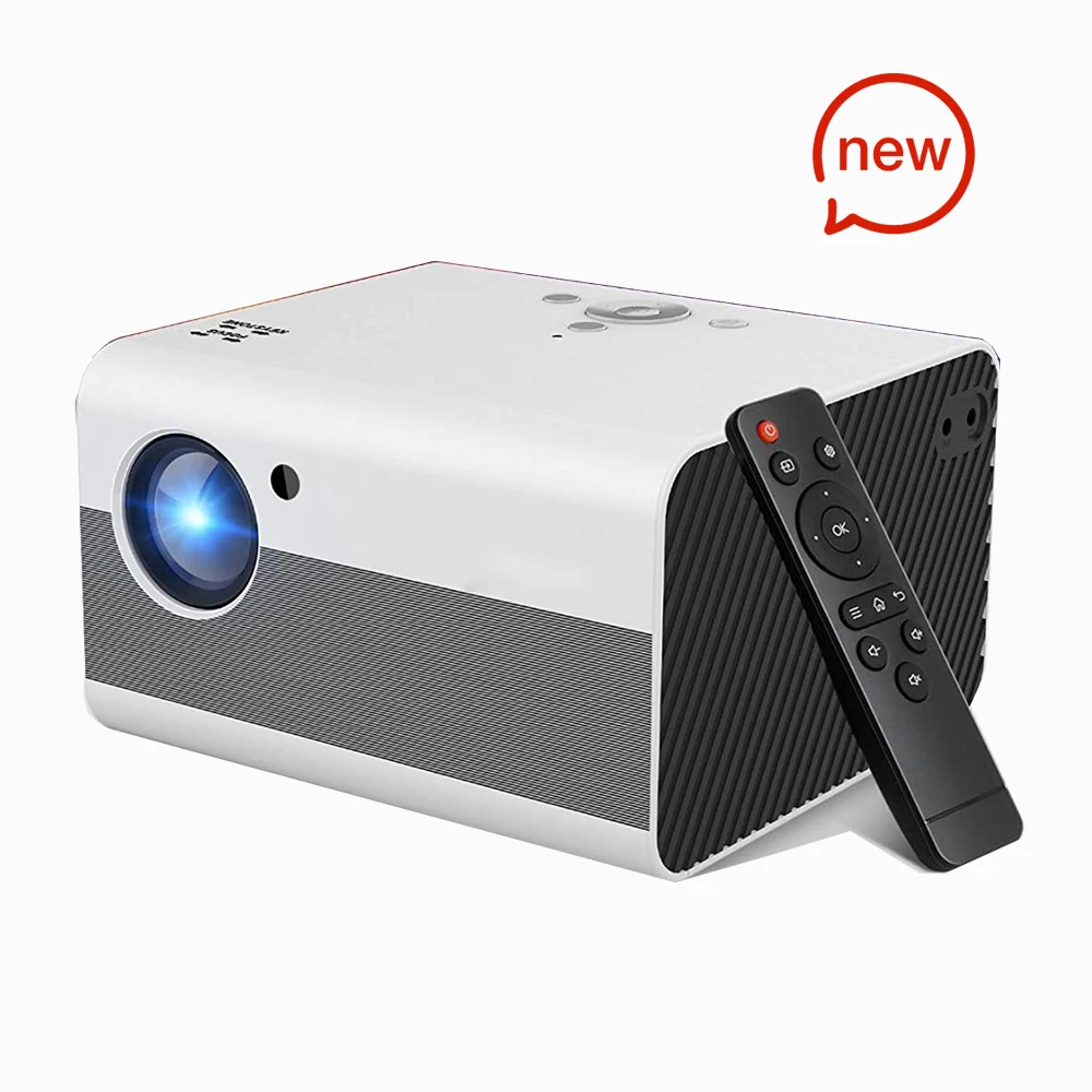 [Дешевый горячий мини-проектор Amazon 1080p], Лидер продаж, портативный светодиодный мини-проектор 1080p с ЖК-дисплеем для домашнего кинотеатра, кинотеатра, видео