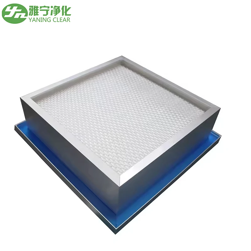 High Efficiency Laminar Flow Air Filter HEPA Filter Gel Seal HEPA Filter For Clean Room