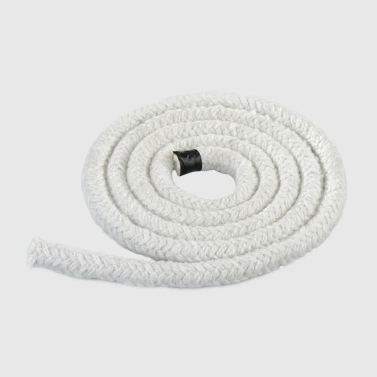 
High temperature heat insulation sealing ceramic braid fiber glass seal round rope 