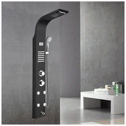 Shower Panel Column Towers 304stainless Steel Waterfall Spa Jets Smart Shower Wall Panel Shower Panel