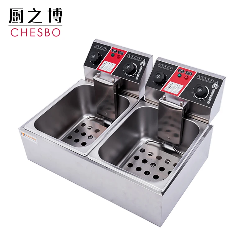 Professional supplier electric deep fryer deep frying potato machine for potato chips french fries
