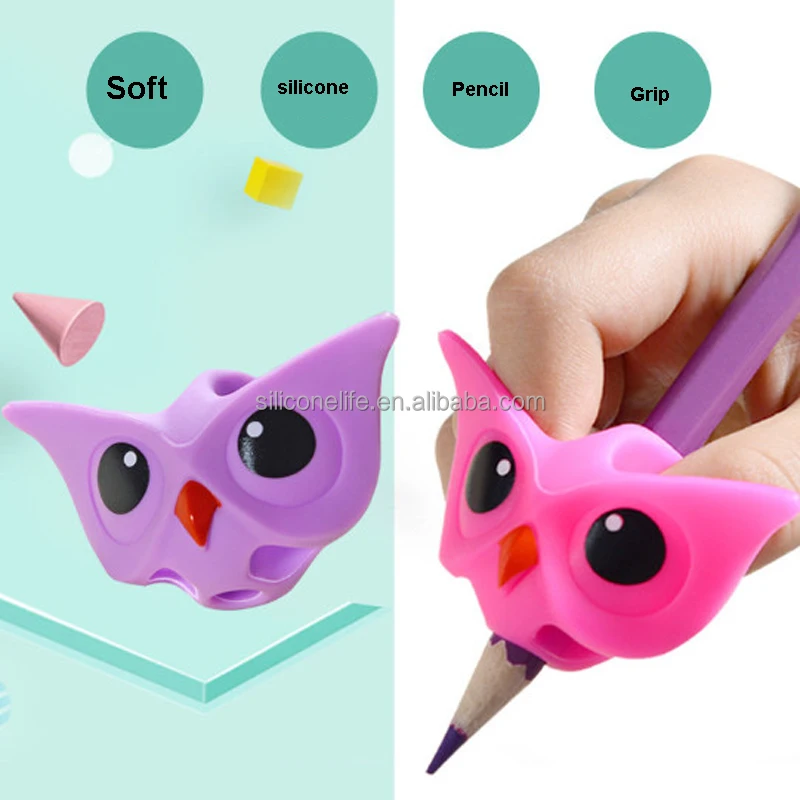Pencil Grips for Kids Handwriting, Ergonomic Writing Training Aid Correction Silicon Gel Pencil Grip for Children Preschoolers