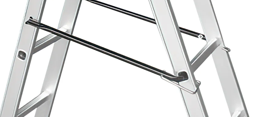 6 steps silver aluminium ladder frame scaffolding multi functional ladders for sale