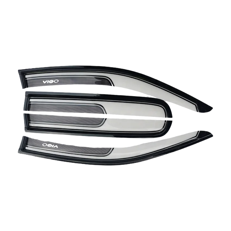 For Ford Ranger 2012 High Cost-Effective Car Window Door Visor Accessories Sun Rain Shield Weather Shield Wind Deflectors