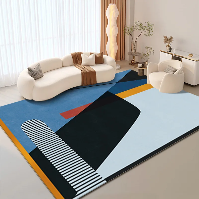 Роскошный и современный нескользящий напольный коврик большие коврики для украшения дома с индивидуальным принтом