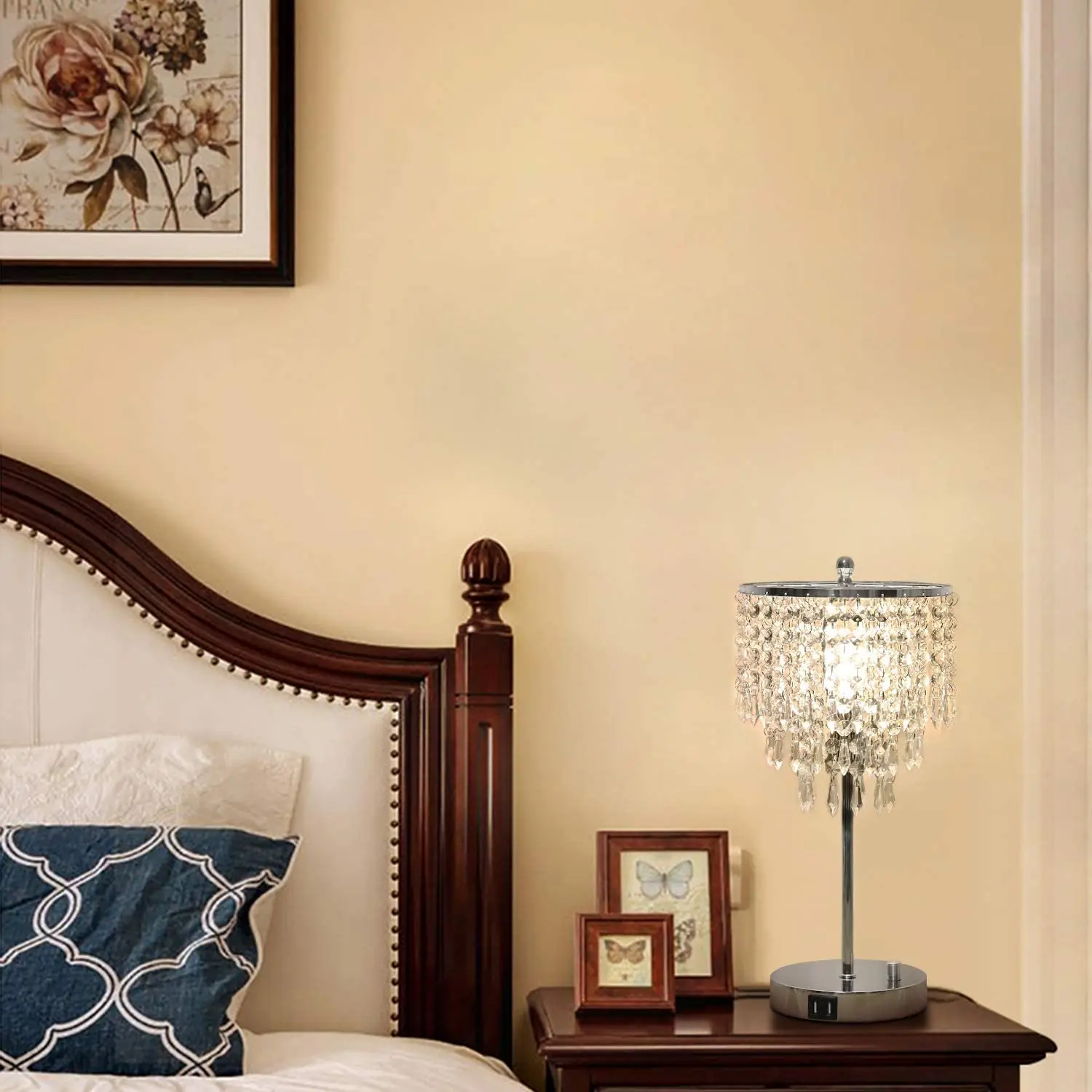  Элегантный роскошный хрустальный настольный светильник для домашнего декора отеля декоративный прикроватный с двумя