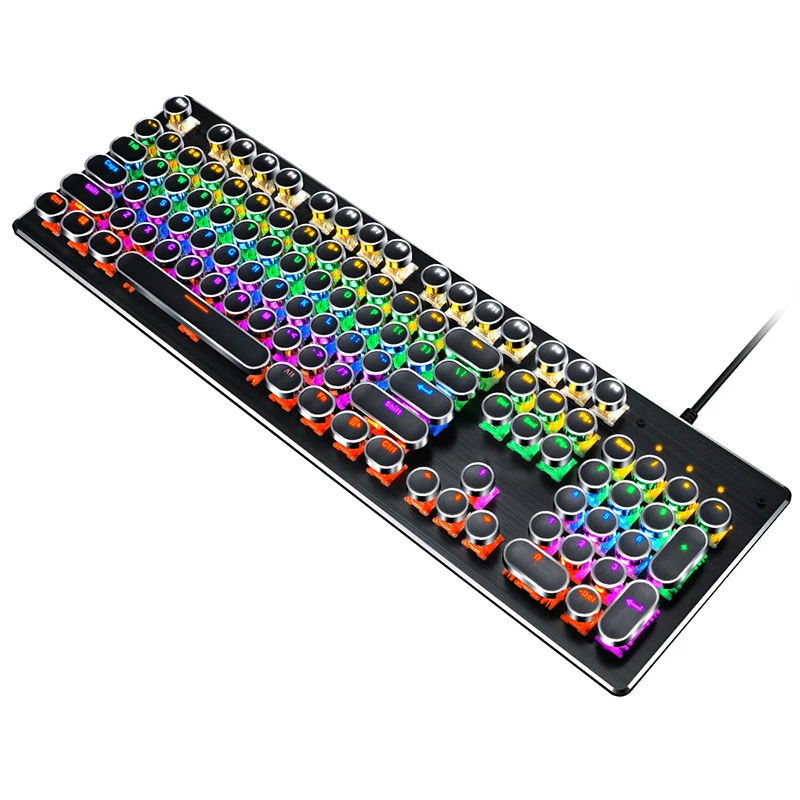 2020 Hot Selling Computer Wired Gaming Backlight Mechanical Keyboard RGB Backlit Keyboard For PC Gamer