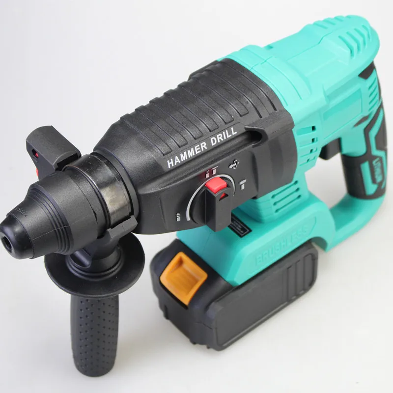 Price Taladro inalambrico Percutor Tool Rechargeable Power Rotary Machine Brushless Hammer Impact Drill with Lithium Battery