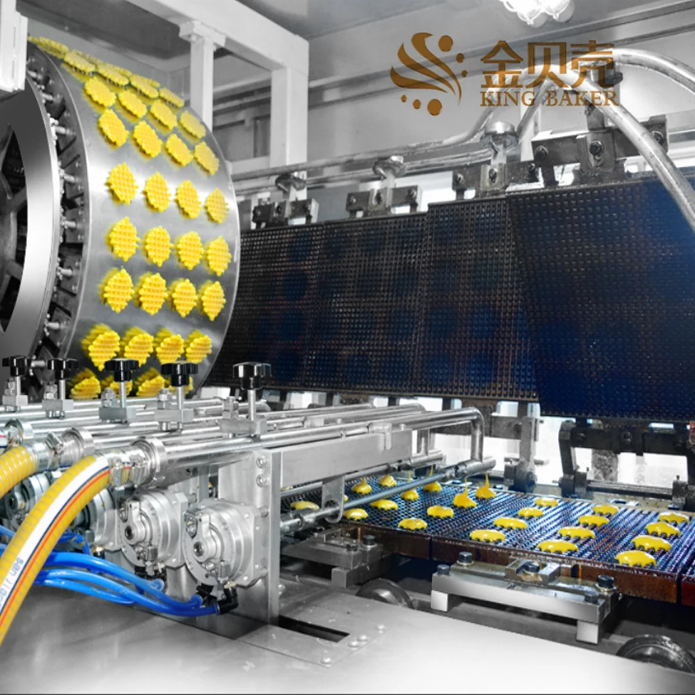 Commercial Soft Waffle Machine Industrial Waffle Production Deep Line Waffle Stick Maker Machine