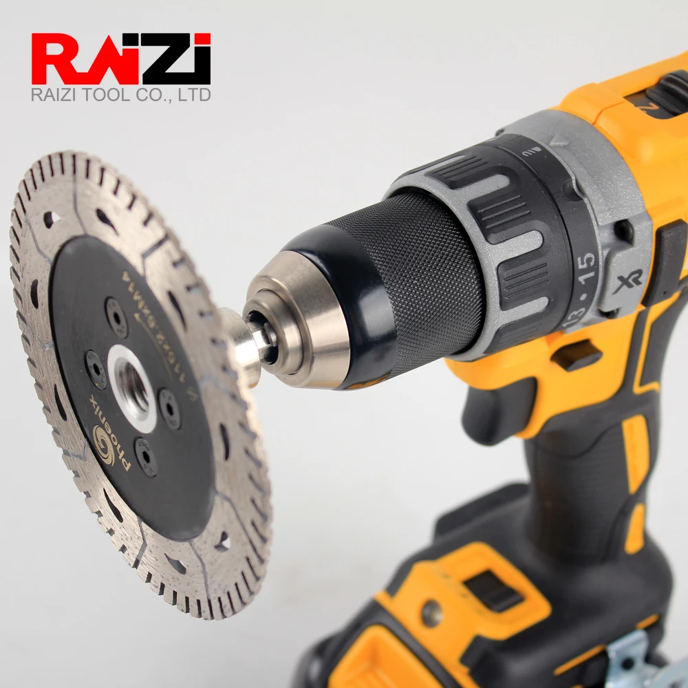 Raizi 75mm115mm125mm Turbo алмазные режущие и шлифовальный диск лезвия для резки гранита с M14 5/8-11 соединение
