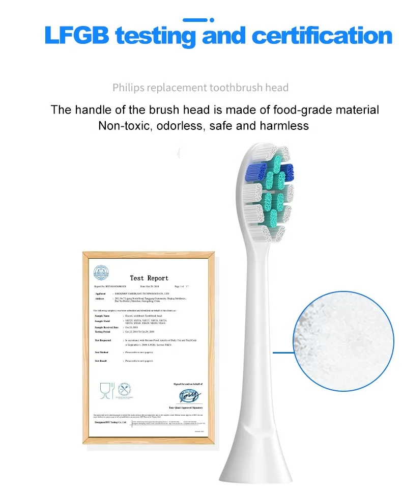 New Invention Teeth Cleansing Replaceable Tooth Brush Heads Removeable  Electric Toothbrush Head