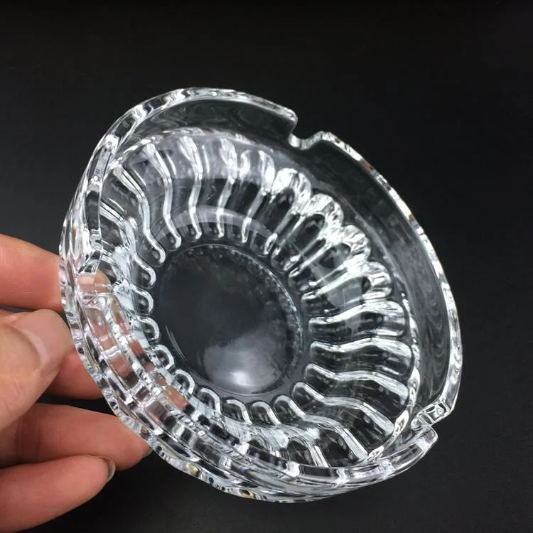 Ashtray glass creative personality trend multifunctional crystal large ashtray bedroom living room household ashtray