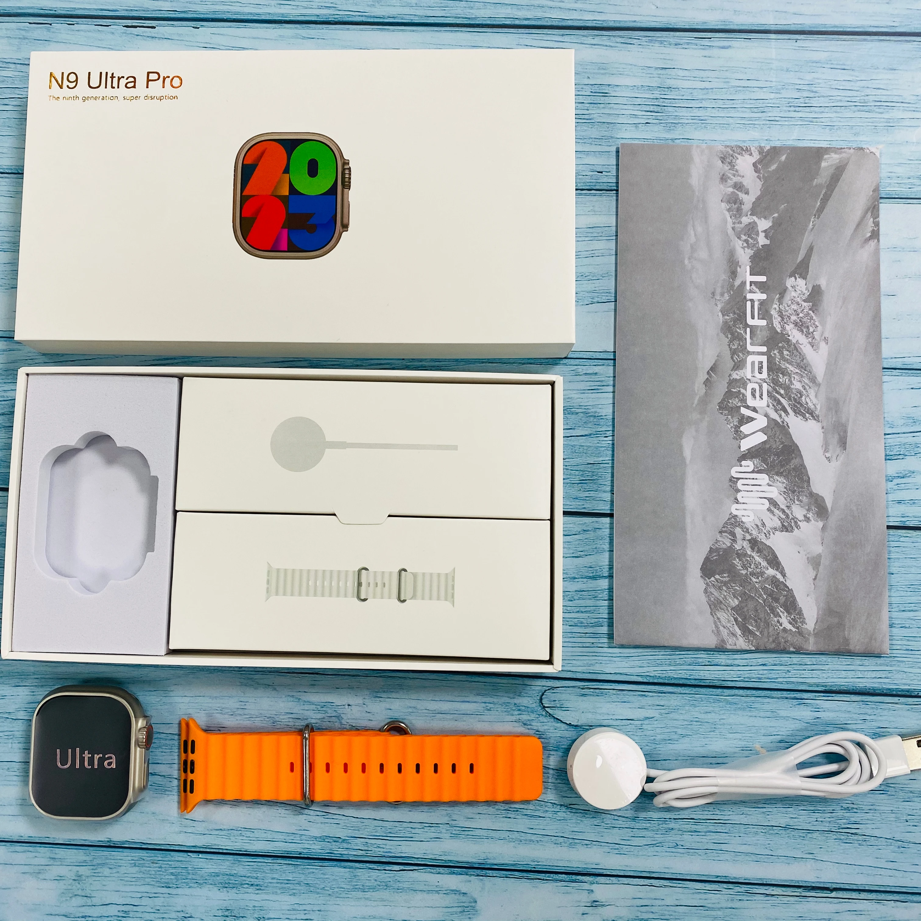 2023 New arrive 2.1 inch 49MM relojes smart watch series 8 iwo wearfitpro app series8 N9 ultra pro smartwatch with compass