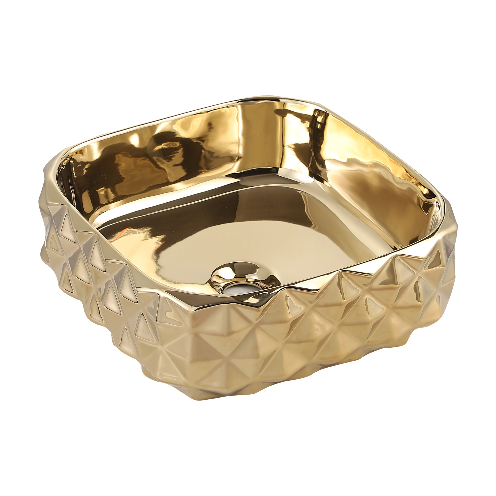 Modern Style Bathroom Special Shape Wash Basin Fashion Design Ceramic Art Above Counter Basin  Bathroom Hotel Sink