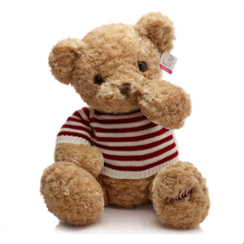 High Quality Plush Stuffed Toy Wearing Clothes Big Teddy Bear