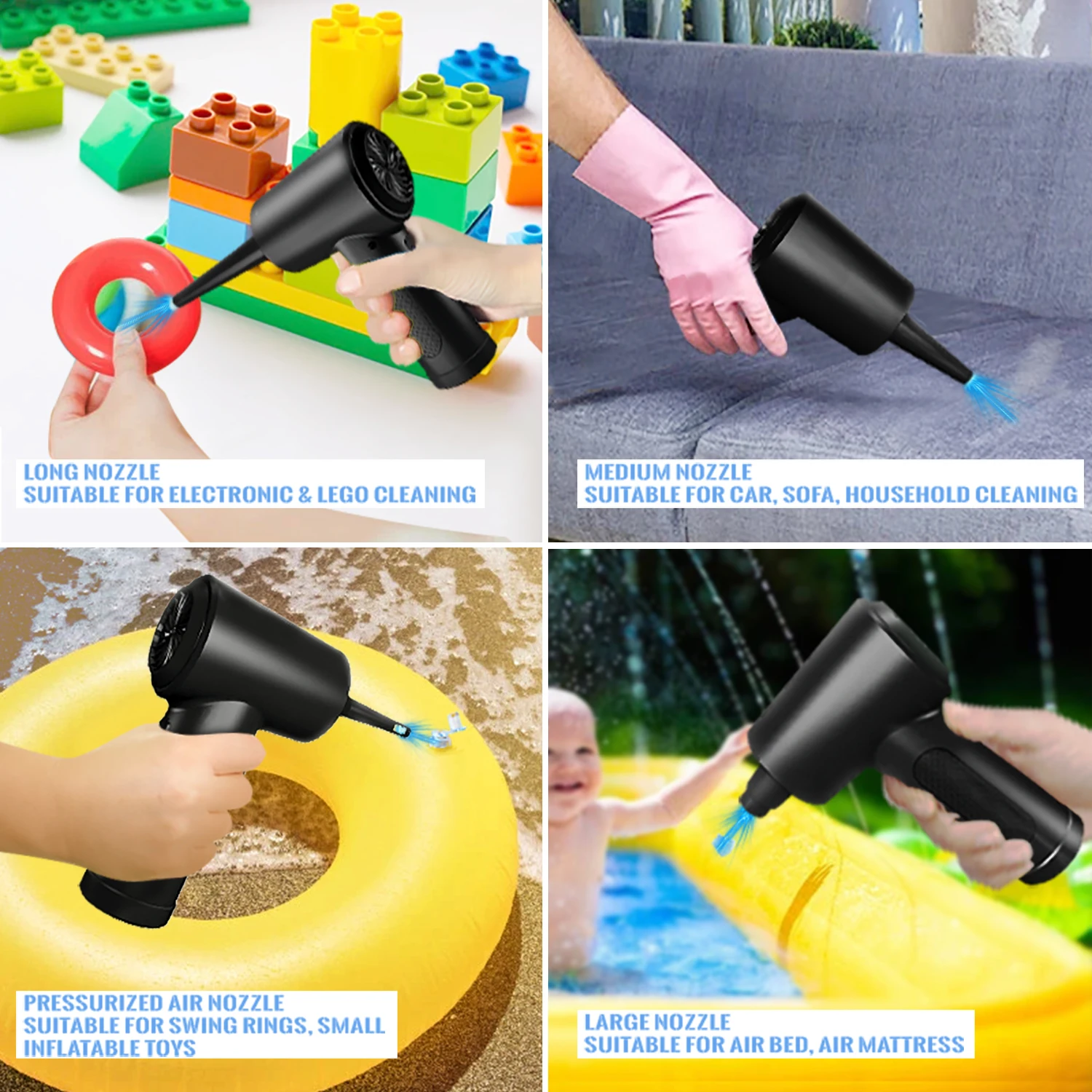 computer dust blower portable household dust compressed car electric cordless cleaner usb rechargeable air duster blower vacuum