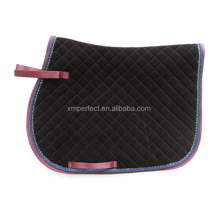 English Numnah Horse Saddle Blanket Velvet All-purpose Saddle Cloth Saddle Pad