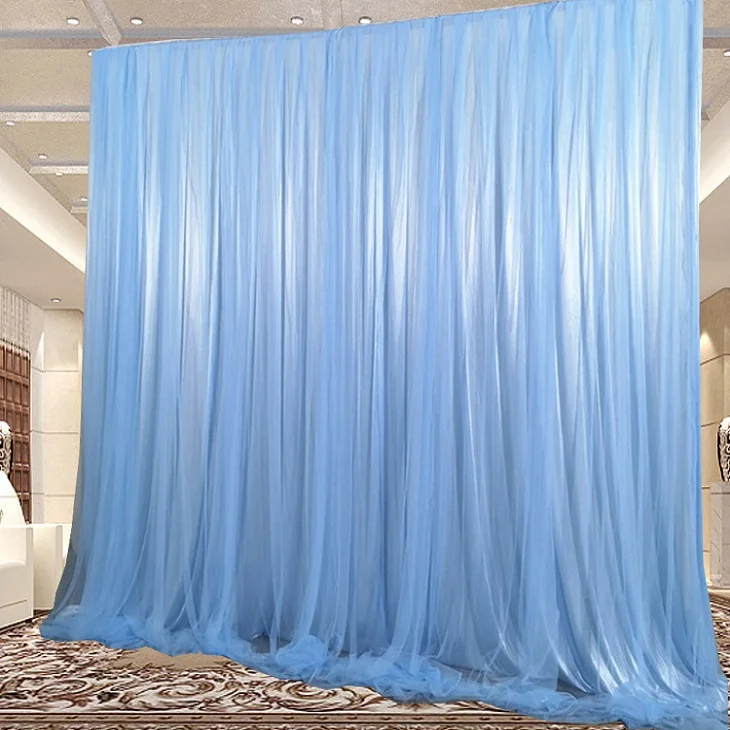 Китайские свадебные принадлежности Прямая поставка с завода фон для вечеринки в честь Дня Рождения свадебная занавеска из ледяного шелка