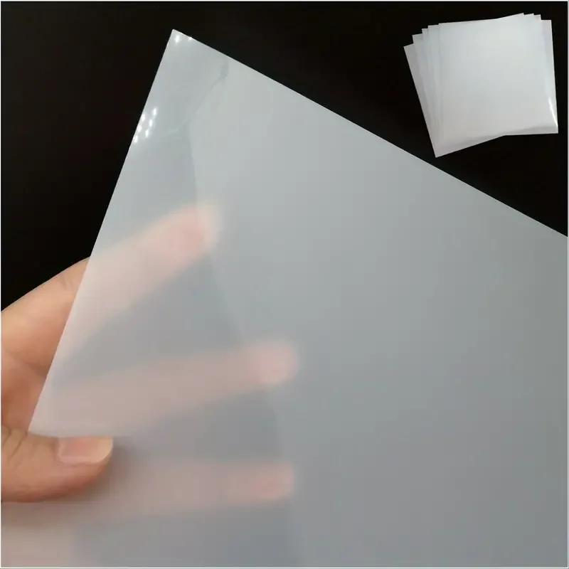 10pcs 12x12 Inch Large Size Milky Translucent PET Blank Stencil Making Sheets Food-Safe, Laser Cutting, Cricut Compatible
