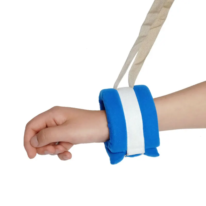 Medical Elderly Self-injured Limb Constraint Holder Band Ankle Wrist Restraint Strap for Bed Patient Fixed