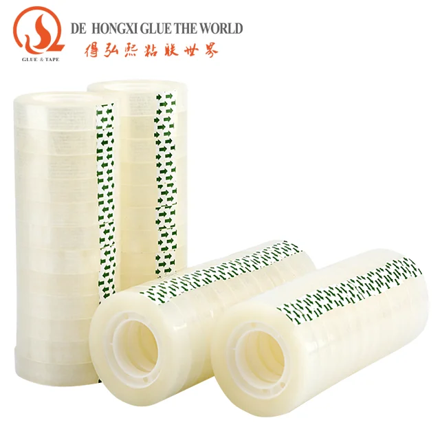 single side stationery office bopp tapes with dispenser