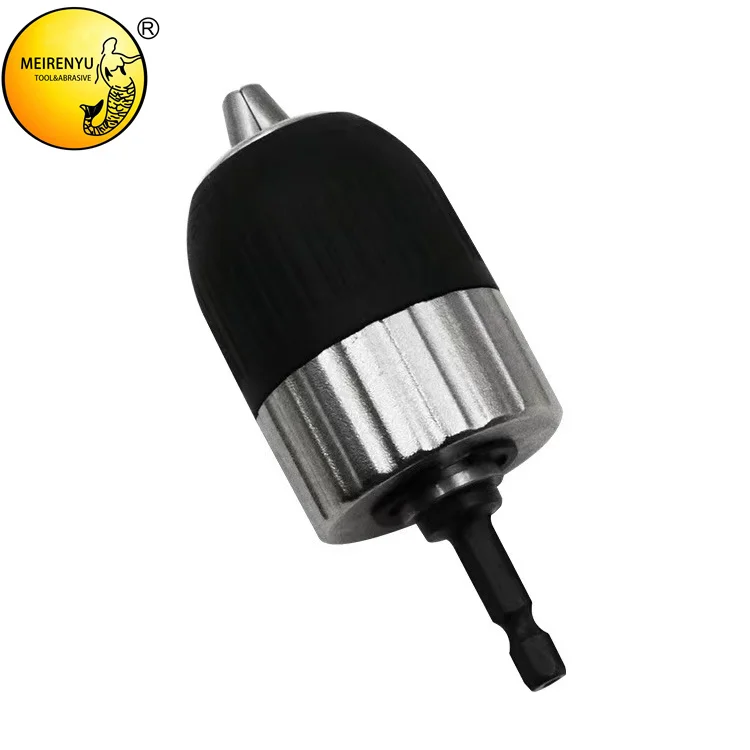 MRY Wholesale 0.3-8mm Hex and Round Shank drill chuck Electric mini drill chuck Adapter keyless drill chuck