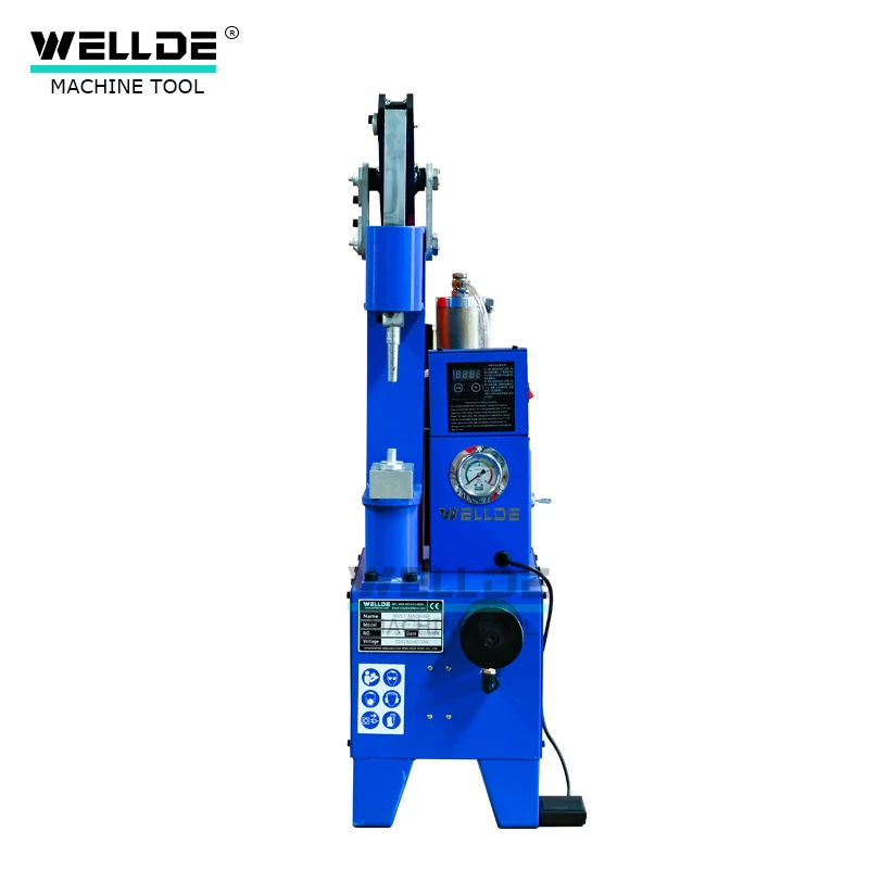 Double head and single head Vertical Car Motorcycle Pneumatic Brake Shoe Lining Riveting Machine Frame Press Clinching Machine