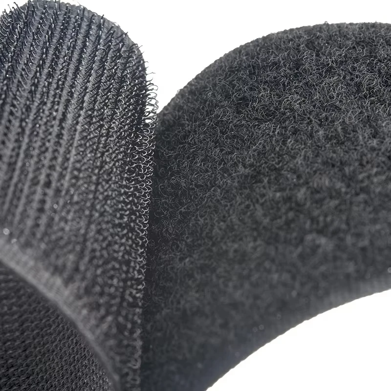 Good Quality OEM Custom Black Self-adhesive Adhesive Hook and Loop Tape Magic Tape