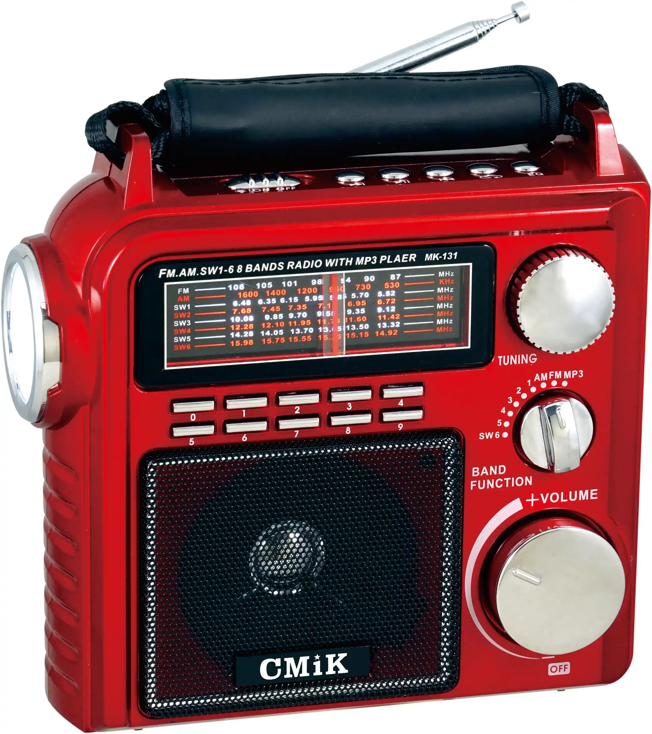 Cmik MK-131BT oem Профессиональные инновационные приемные мульти-повязки для выживания порталы для чтения Экстра антенна портативное радио