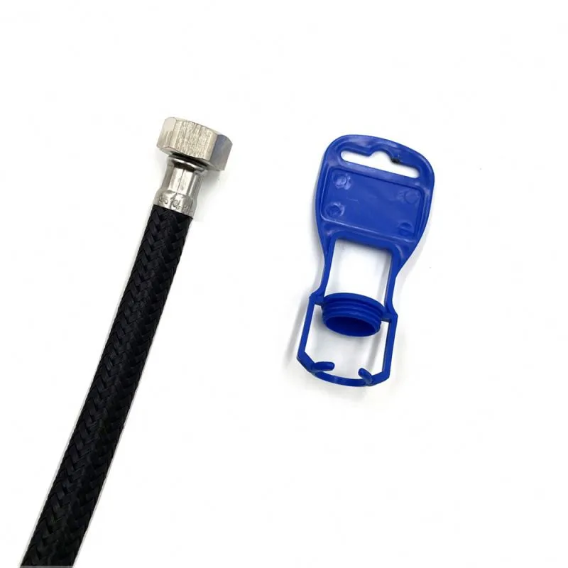 Nylon braided stainless steel nut metal high pressure water inlet hose faucet explosion-proof pipe