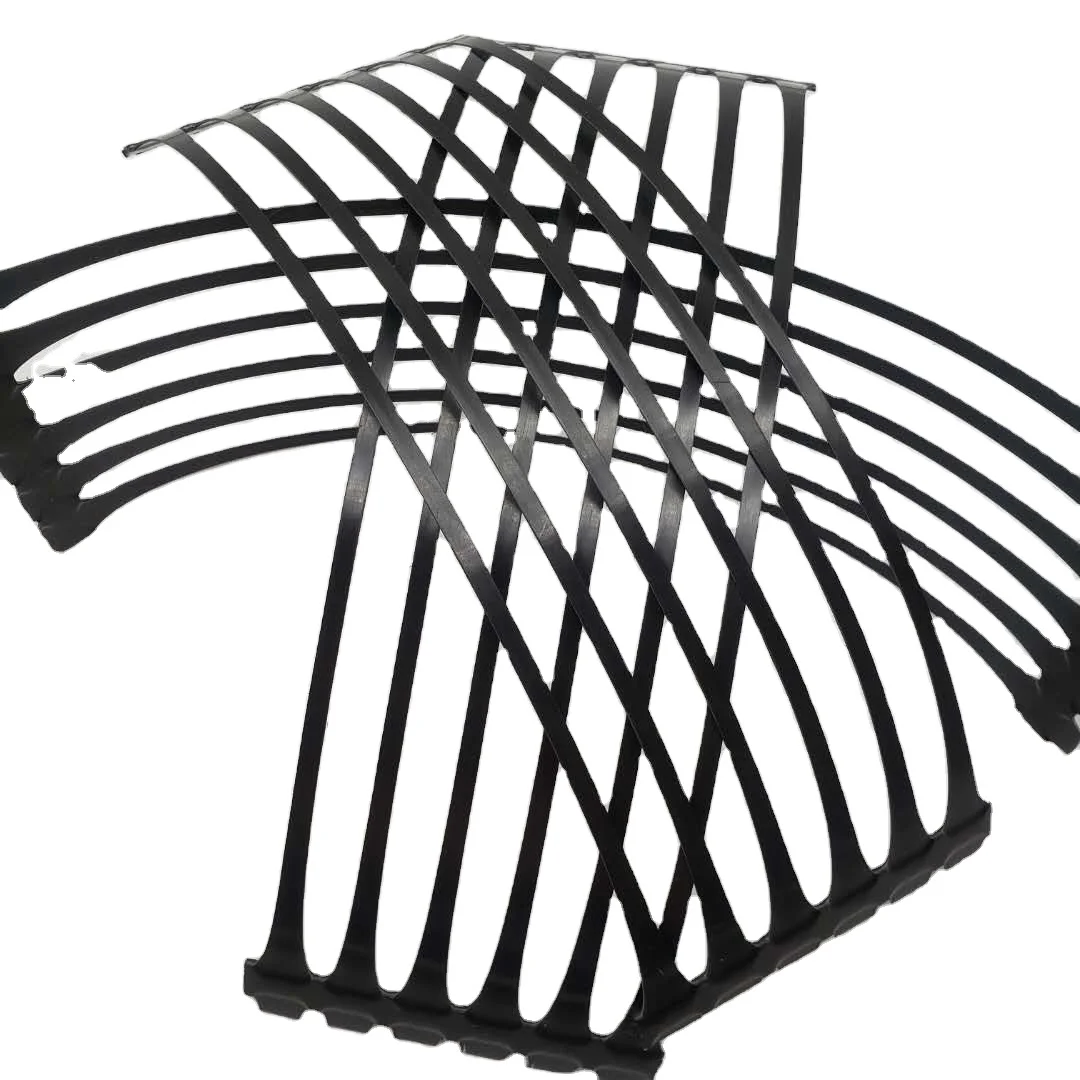 Manufacturer high quality PP Uniaxial Plastic Geogrid PE One-way Geogrid for Soil Reinforcement