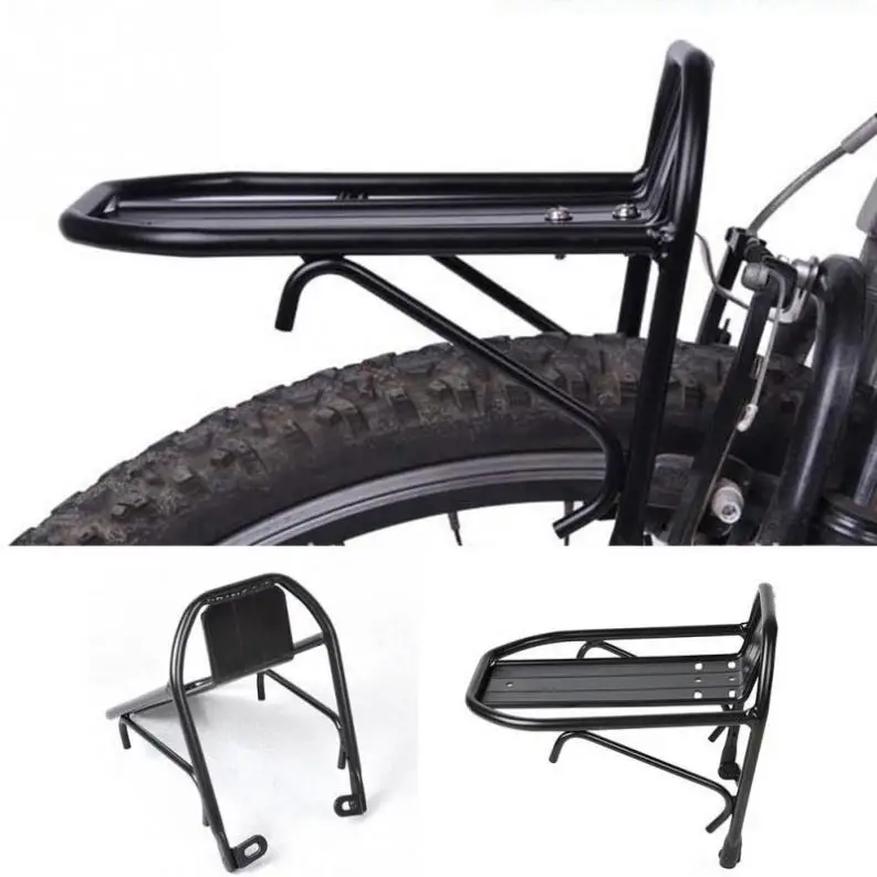 Bicycle Accessories Luggage Shelf Bracket Bike Alloy Front Carrier Bicycle Front Cargo Carrier Rack