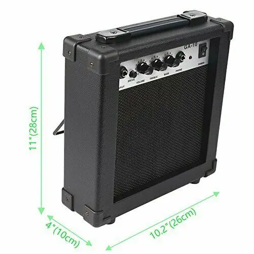 AB10 Good Quality 5 Inch Mini Guitar Amplifier 10w Electric Bass Guitar Amplifier