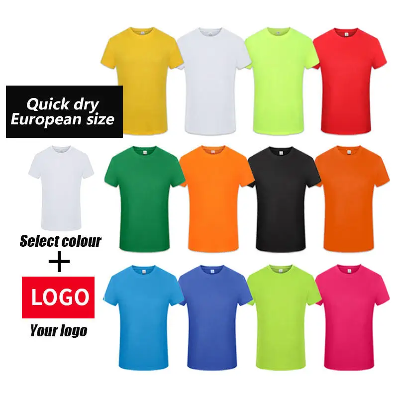 Sublimation Quick Dry Trail Running Shirts Logo Design Poliester Running T Shirts Causal Slim Fit Running T-Shirts