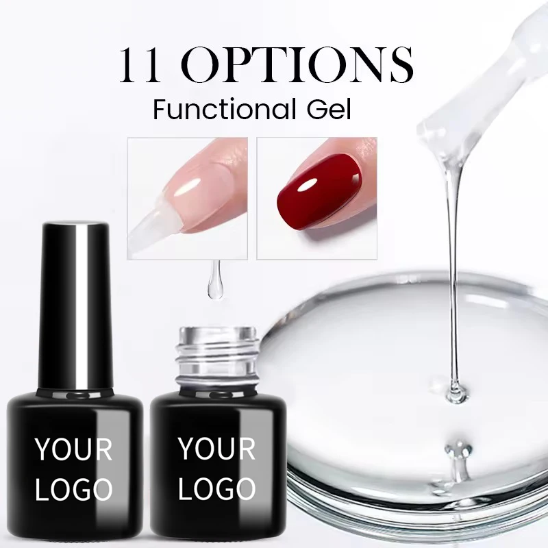 OEM/ODM high-end customized primer soaked UV/LED camouflage color rubber odorless Topandbase Coat for gel nail design