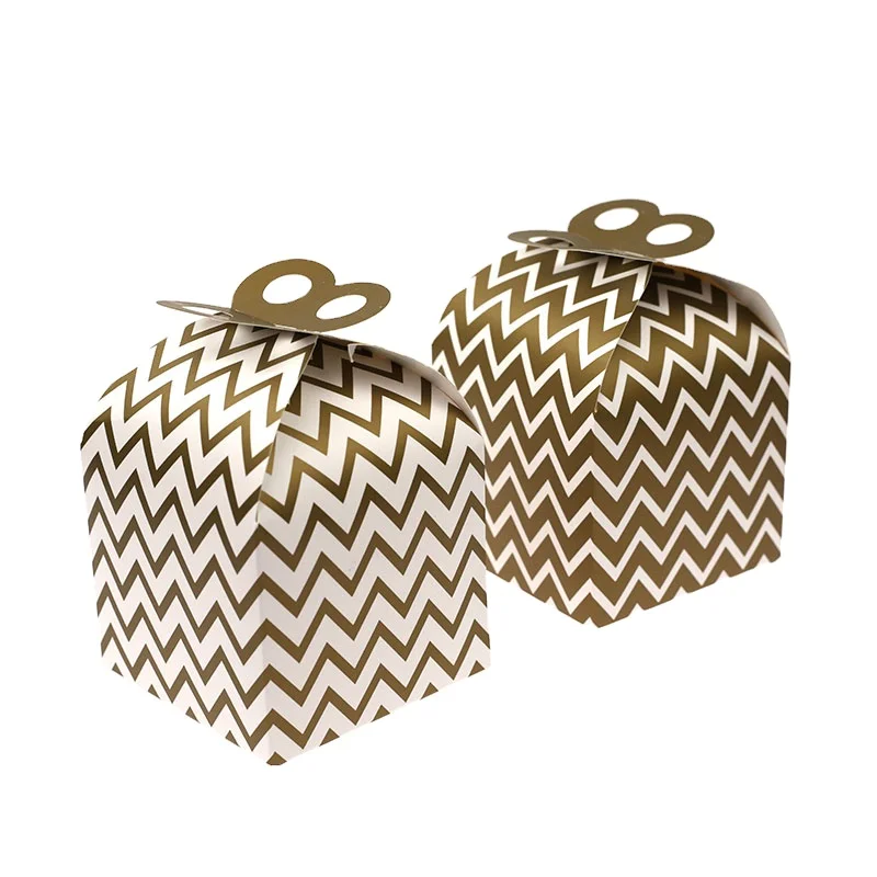 2022 newly designed fold paper box for holiday candy giveaway