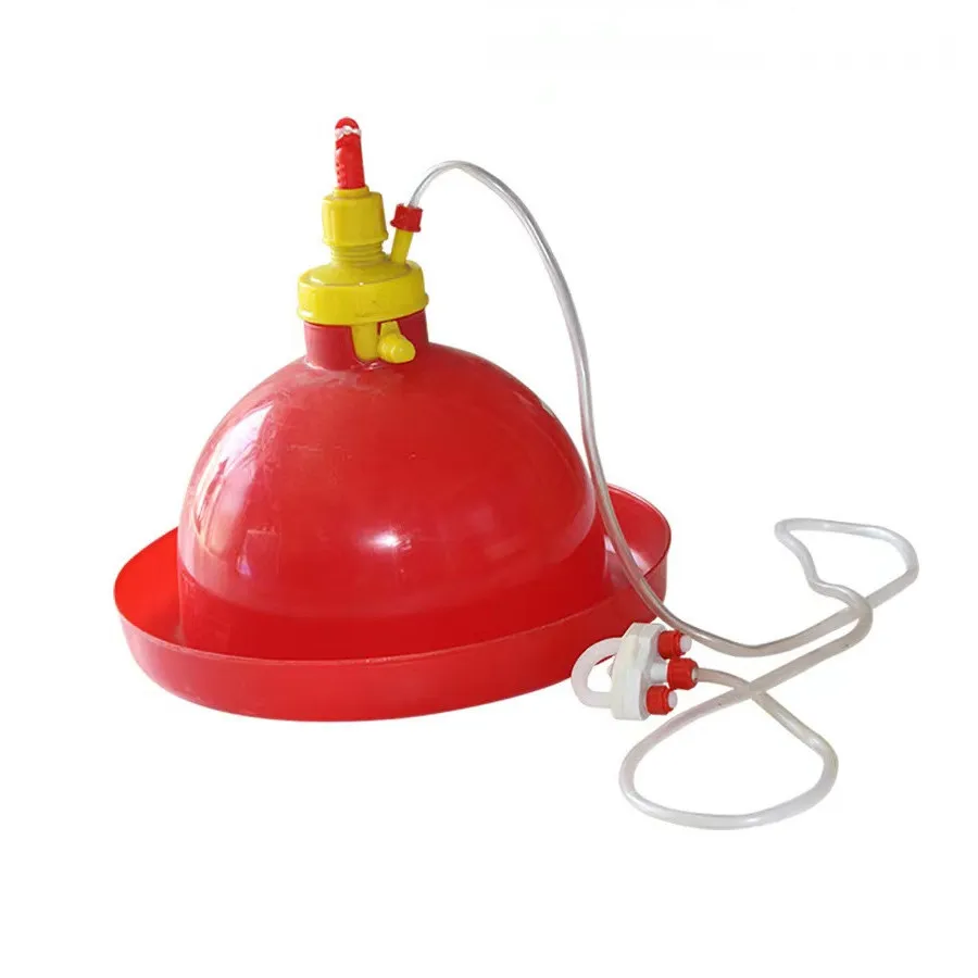 Plasson  Drinker Plastic Bowl Poultry And Feeder With Adapter Water Drinkers On Drinking Line System
