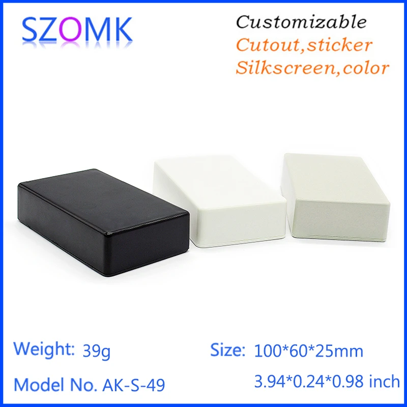 100 * 60 * 25 mm  abs plastic enclosures instrument box AK-S-49