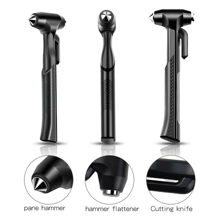 Hot selling portable multifunctional vehicle mounted safety hammer life saving hammer for car window breaker