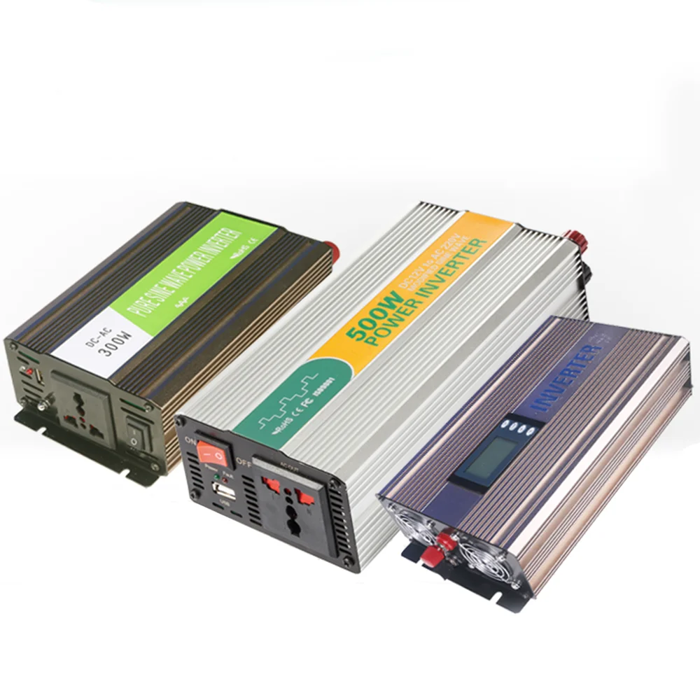 high quality Modified Sine Wave 500w inverter dc 12V 24V To ac 220V 230V Small Size electric Power Inverter