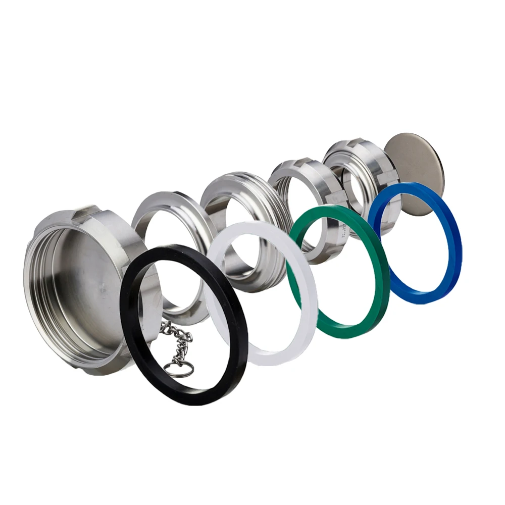 Food Grade SMS Union Sanitary Pipe Fitting Stainless Steel DIN/3A/SMS Union Nut