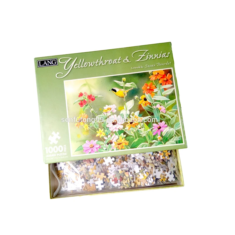Free sample custom print puzzle custom puzzle manufacturer