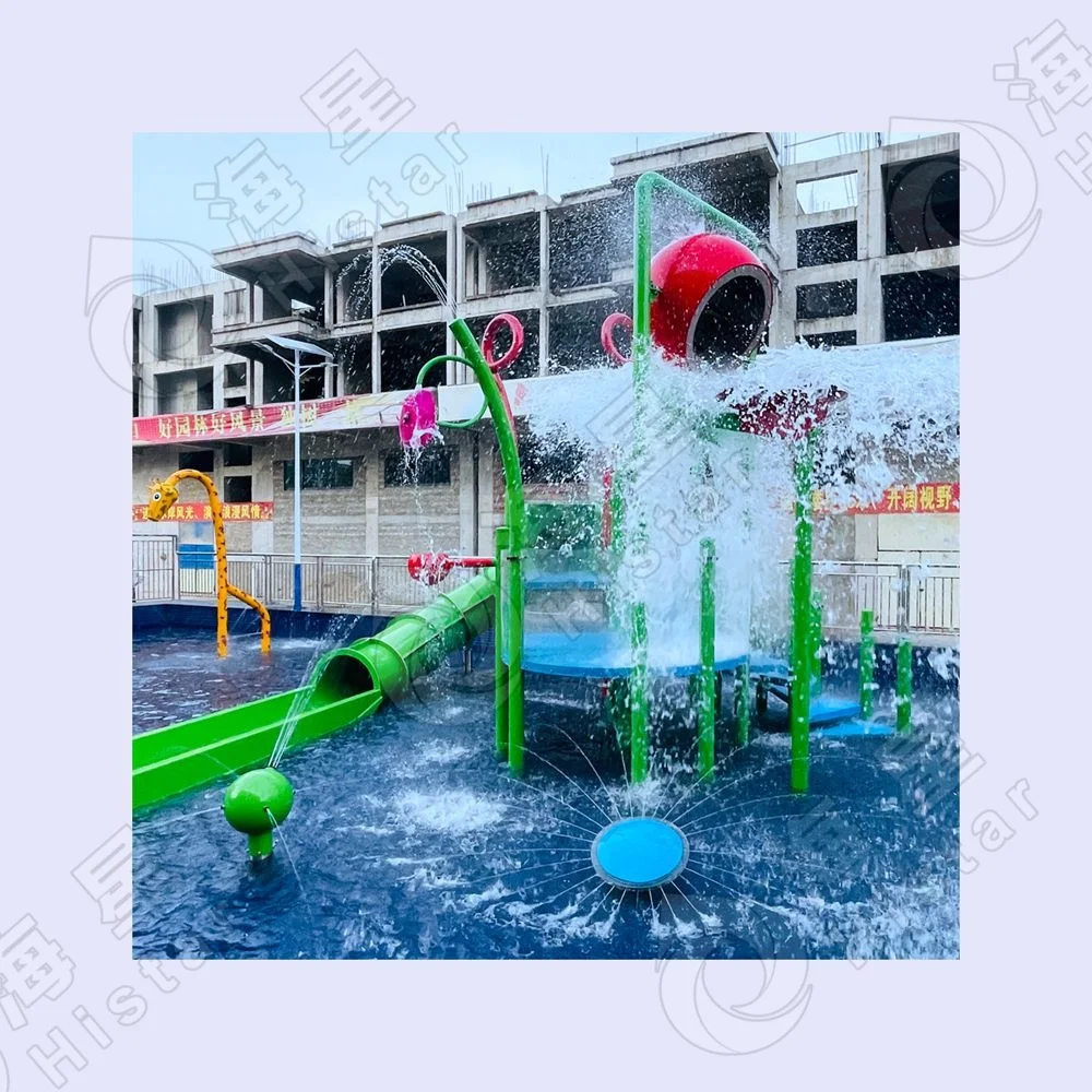 Stainless water splash pad pouring parent-child water park equipment creative water entertainment equipment for children