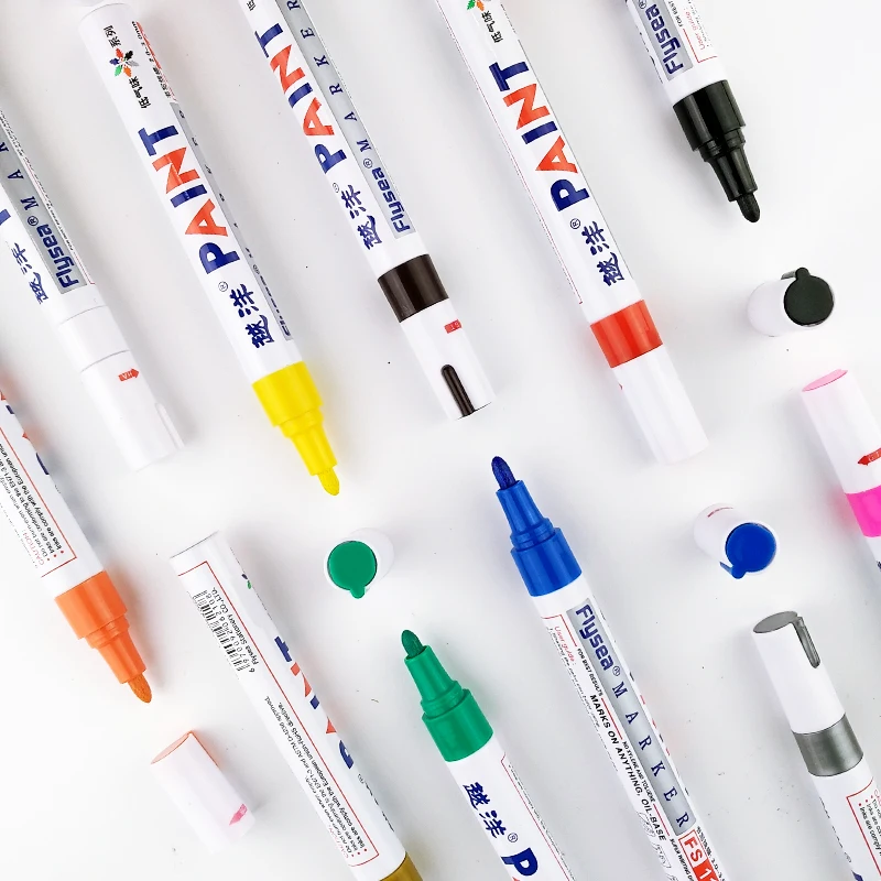 Перманентная Водонепроницаемая маркерная ручка для покраски шин оптом