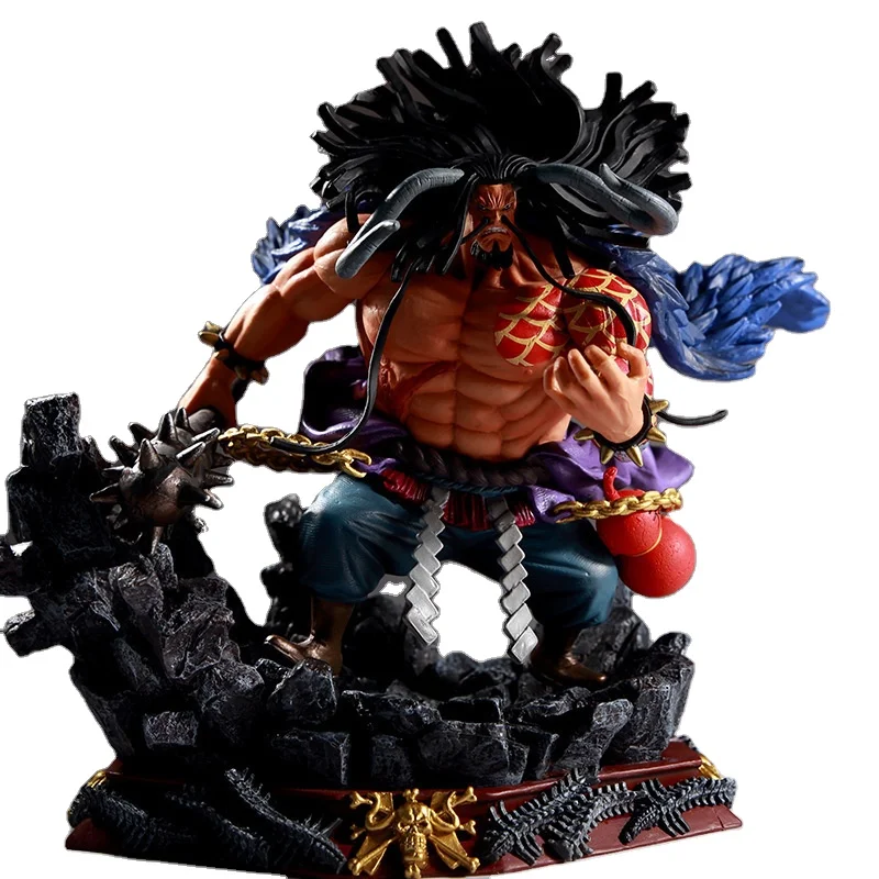 Dropshipping 2022 One Piece Kaido Collection Model Toy Statue Anime PVC Action Figure 19cm