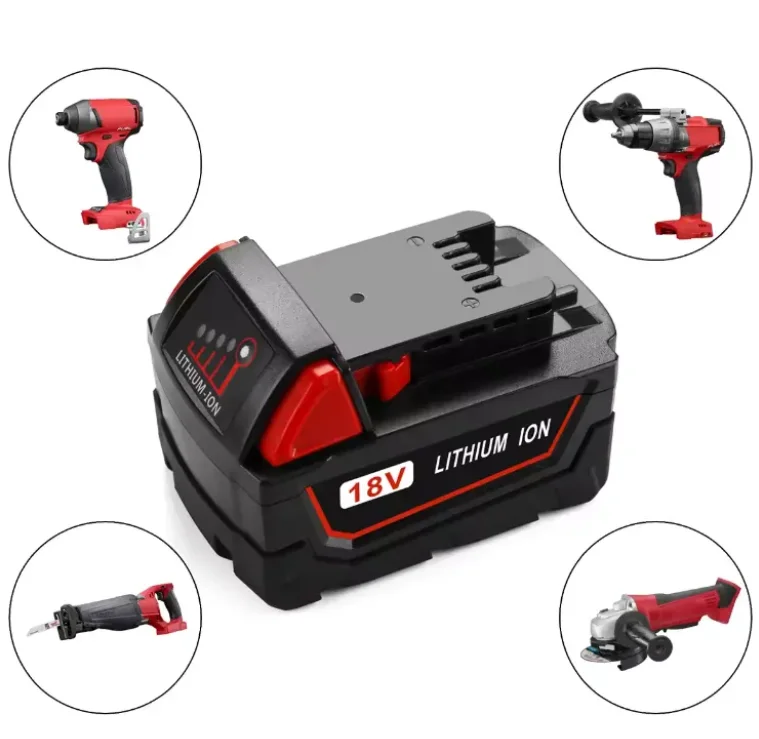 M18 48-11-1850 48-11-1852 48-11-1840 Lithium Ion batteries 18V 5.0Ah replacement cordless tools Battery for Milwaukee