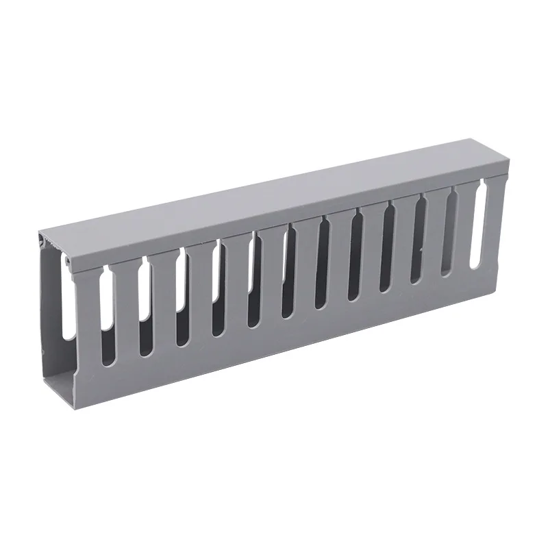 Advanced Equipment Grey Electrical Cable Trunking Plastic PVC Wiring Duct Cable Trays