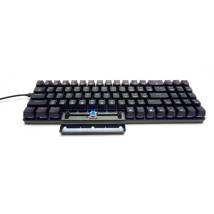 78keys Outemu switches RGB backlight with programmed effects mechanical Gaming Keyboard For Gamer Desktop PC Computer