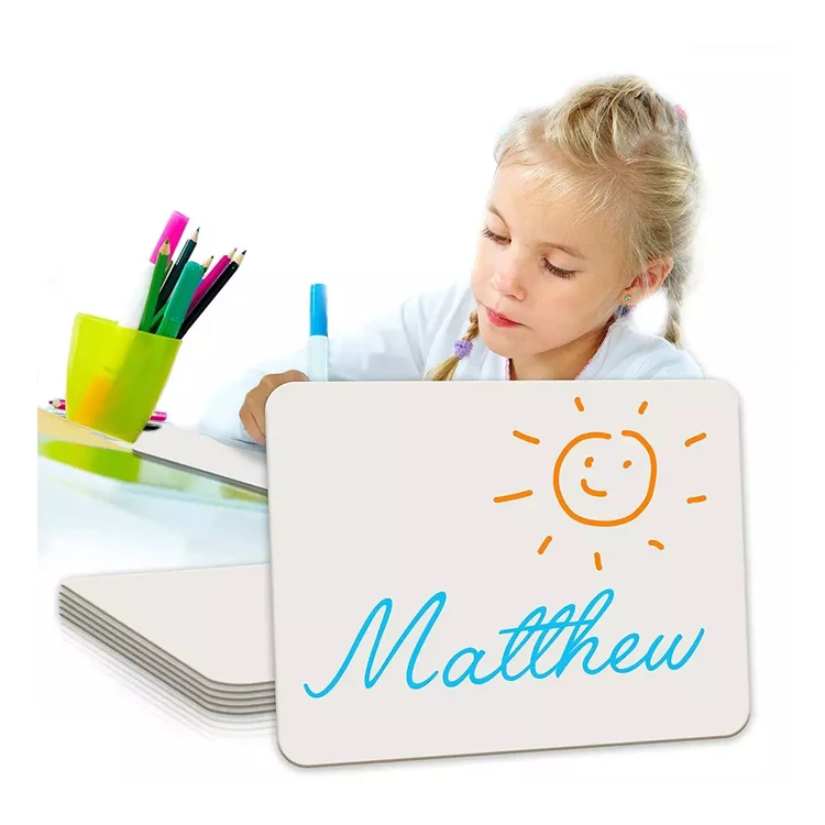 30 Pack Dry Erase Lapboard A4 Size Double Side 18mm Mdf Board Magnetic Whiteboard Fridge