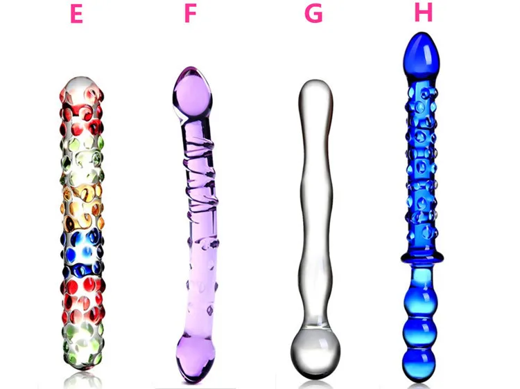 Best Price Glass Dildo Anal Sex Adult Toy Crystal Ass Toy Glass Anal Plug Dildo Massage For Men Women